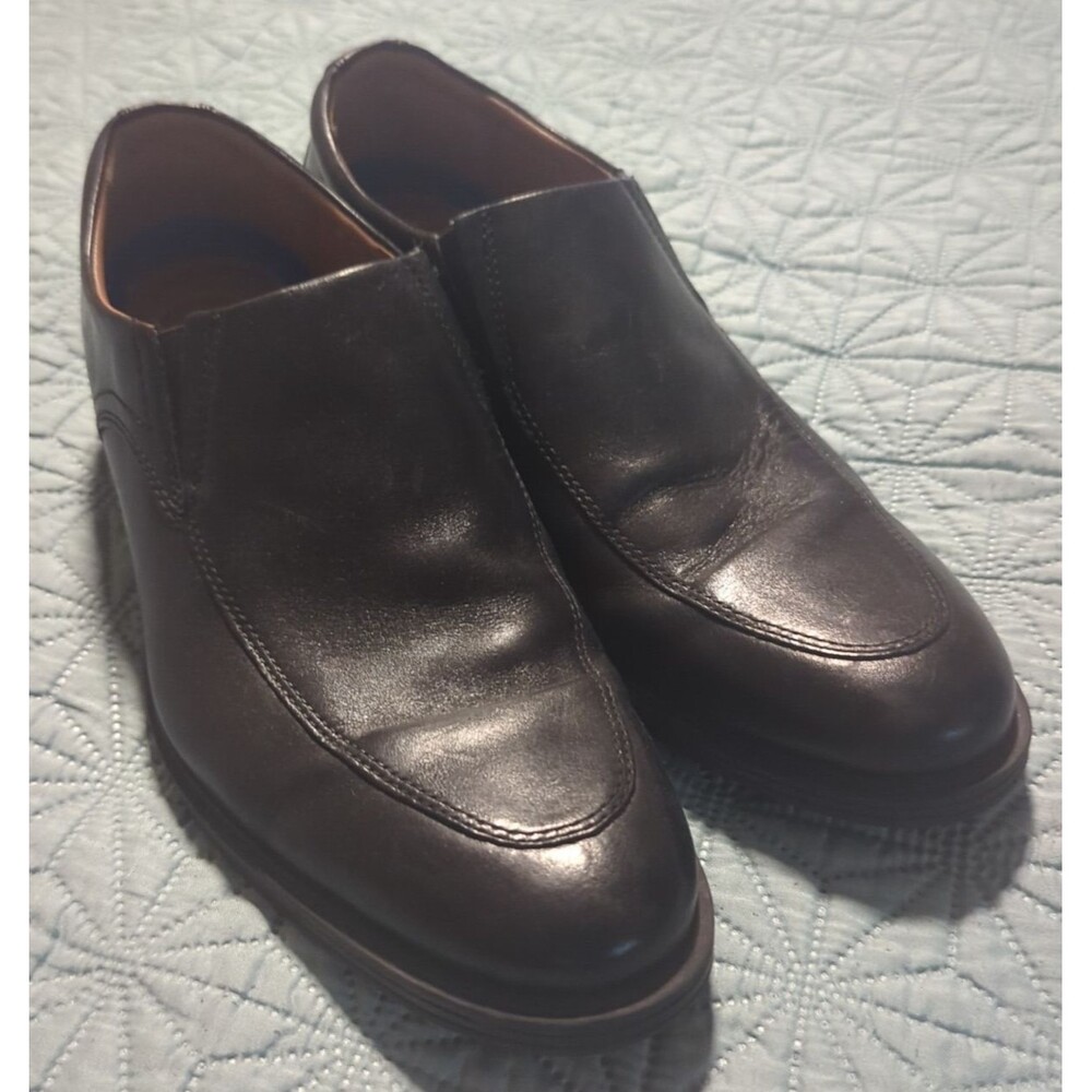 Clarks Loafers Whiddon Step Men's Size 8.5 M Black Leather Extreme Comfort